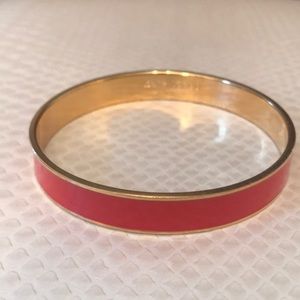 Kate Spade red and gold “Red Letter Day” bangle